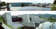5 Panoramaaufnahmen des Kraftwerks Affoldern